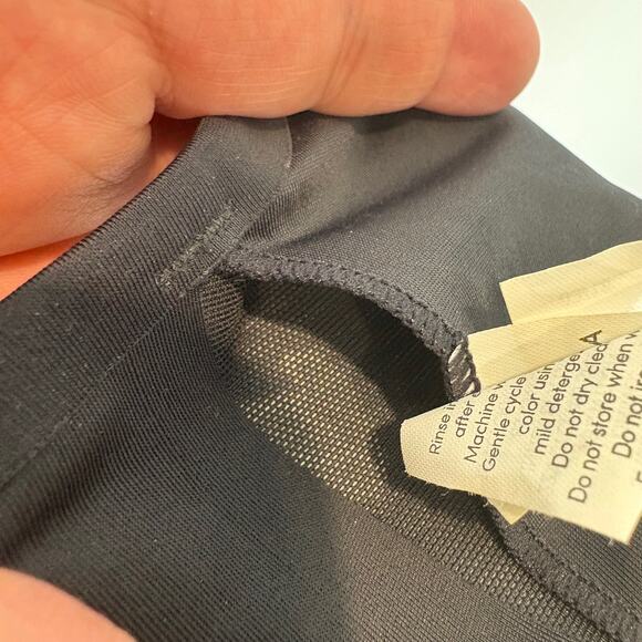 Athleta -Navy Fiore 2 Piece Bikini Swimsuit Wrap Top Full Bottoms-Women's Sz Med - Picture 6 of 8